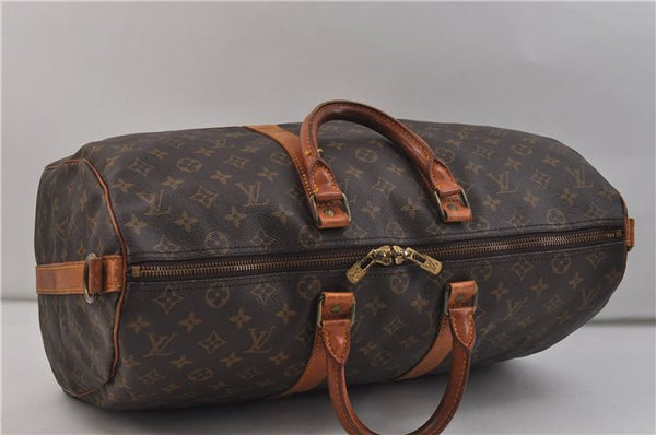 Auth Louis Vuitton Monogram Keepall Bandouliere 45 Boston Bag M41418 LV 9435D