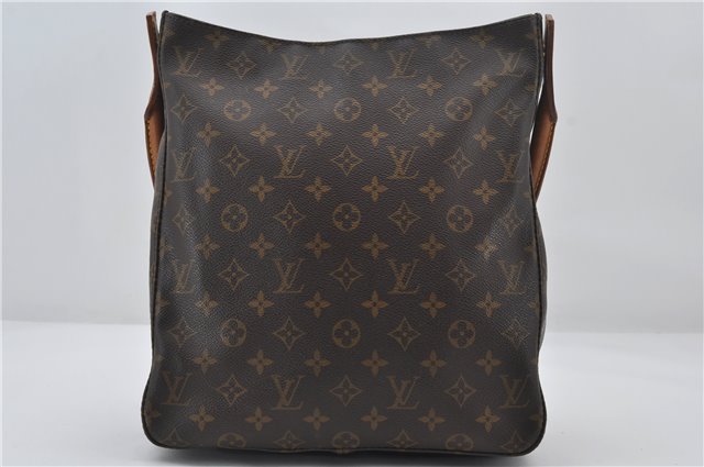 Authentic Louis Vuitton Monogram Looping GM Shoulder Bag M51145 LV 9435E