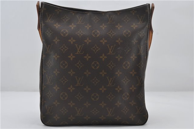 Authentic Louis Vuitton Monogram Looping GM Shoulder Bag M51145 LV 9435E