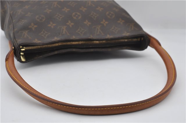 Authentic Louis Vuitton Monogram Looping GM Shoulder Bag M51145 LV 9435E