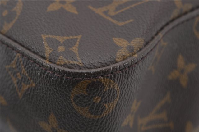 Authentic Louis Vuitton Monogram Looping GM Shoulder Bag M51145 LV 9435E