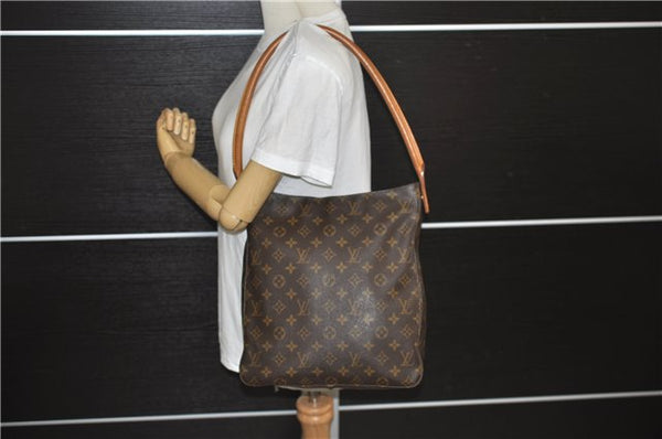 Authentic Louis Vuitton Monogram Looping GM Shoulder Bag M51145 LV 9435E