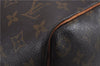 Auth Louis Vuitton Monogram Keepall Bandouliere 45 Boston Bag M41418 LV 9436D