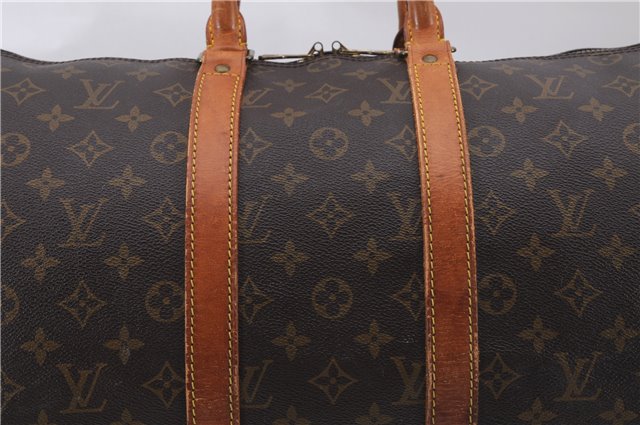 Auth Louis Vuitton Monogram Keepall Bandouliere 45 Boston Bag M41418 LV 9436D