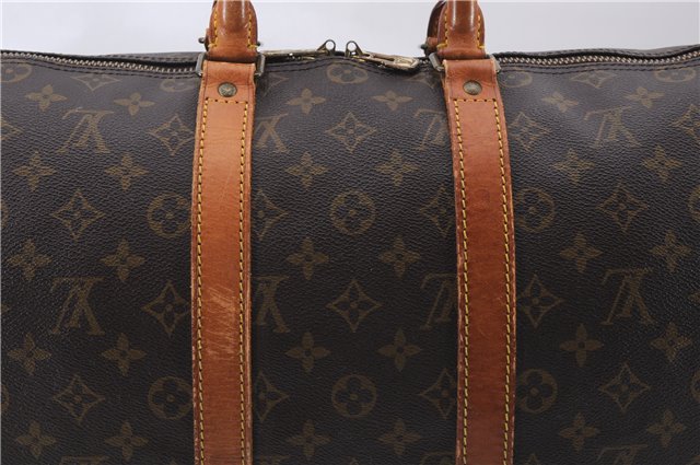 Auth Louis Vuitton Monogram Keepall Bandouliere 45 Boston Bag M41418 LV 9436D