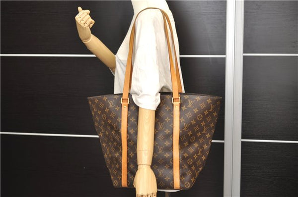 Authentic Louis Vuitton Monogram Sac Shopping PM Tote Bag M51108 LV 9442D