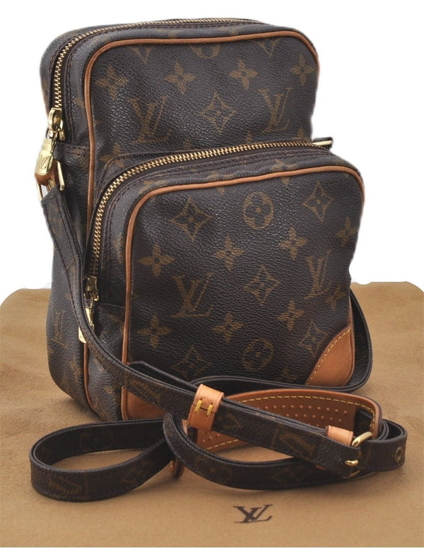 Authentic Louis Vuitton Monogram Amazone Shoulder Cross Body Bag M45236 LV 9444E
