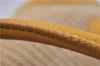 Authentic PRADA Raffia Leather Hand Shoulder Bag Beige Yellow 9444F