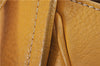 Authentic PRADA Raffia Leather Hand Shoulder Bag Beige Yellow 9444F