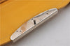 Authentic PRADA Raffia Leather Hand Shoulder Bag Beige Yellow 9444F