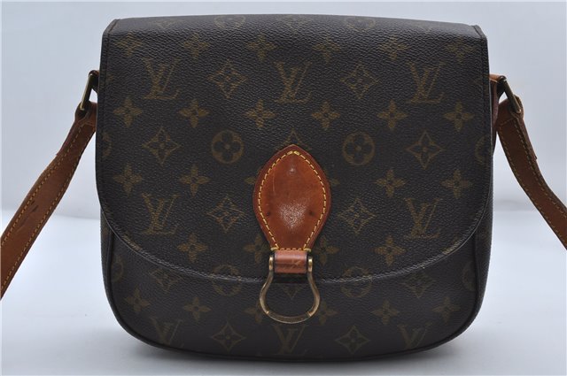 Auth Louis Vuitton Monogram Saint Cloud GM Shoulder Cross Bag M51242 LV 9445D