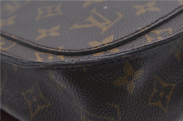 Auth Louis Vuitton Monogram Saint Cloud GM Shoulder Cross Bag M51242 LV 9445D
