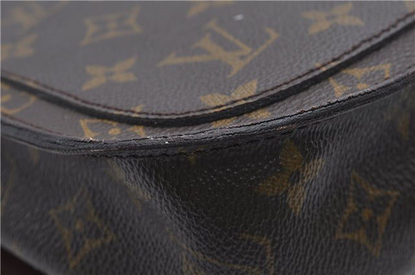 Auth Louis Vuitton Monogram Saint Cloud GM Shoulder Cross Bag M51242 LV 9445D