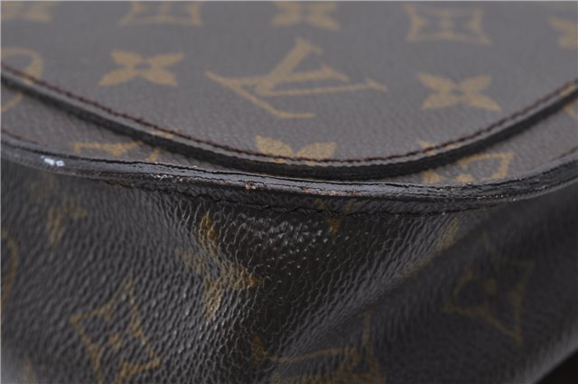 Auth Louis Vuitton Monogram Saint Cloud GM Shoulder Cross Bag M51242 LV 9445D