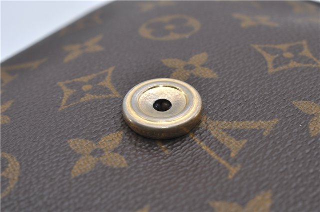 Auth Louis Vuitton Monogram Saint Cloud GM Shoulder Cross Bag M51242 LV 9445D