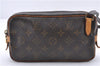 Auth Louis Vuitton Monogram Marly Bandouliere Shoulder Cross Bag M51828 LV 9446C