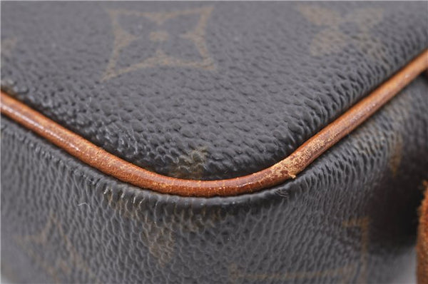 Auth Louis Vuitton Monogram Marly Bandouliere Shoulder Cross Bag M51828 LV 9446C