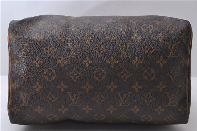 Authentic Louis Vuitton Monogram Speedy 30 Hand Bag Purse M41526 LV 9449C