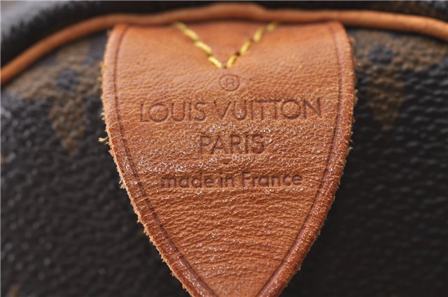 Authentic Louis Vuitton Monogram Speedy 30 Hand Bag Purse M41526 LV 9449C