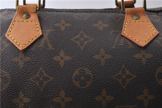 Authentic Louis Vuitton Monogram Speedy 30 Hand Bag Purse M41526 LV 9449C