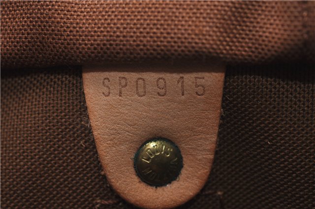 Authentic Louis Vuitton Monogram Speedy 30 Hand Bag Purse M41526 LV 9449C