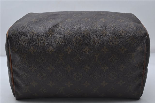 Authentic Louis Vuitton Monogram Speedy 30 Hand Boston Bag M41526 LV 9451D