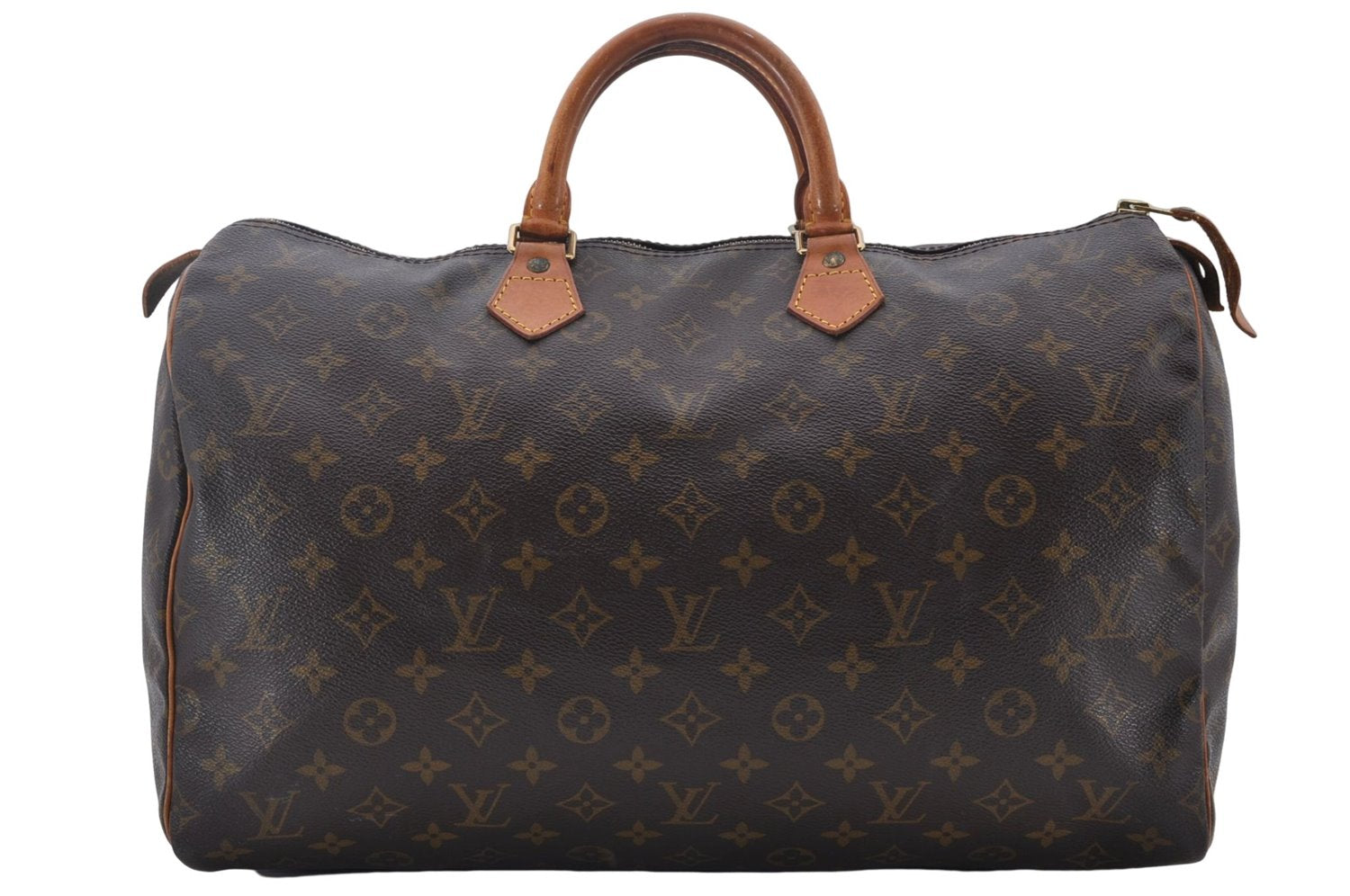 Authentic Louis Vuitton Monogram Speedy 40 Hand Boston Bag M41522 LV 9452D