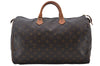 Authentic Louis Vuitton Monogram Speedy 40 Hand Boston Bag M41522 LV 9452D