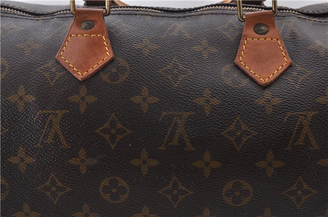 Authentic Louis Vuitton Monogram Speedy 40 Hand Boston Bag M41522 LV 9452D