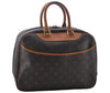 Authentic Louis Vuitton Monogram Deauville Hand Bag M47270 LV 9457D
