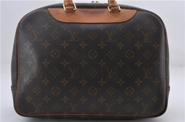 Authentic Louis Vuitton Monogram Deauville Hand Bag M47270 LV 9457D