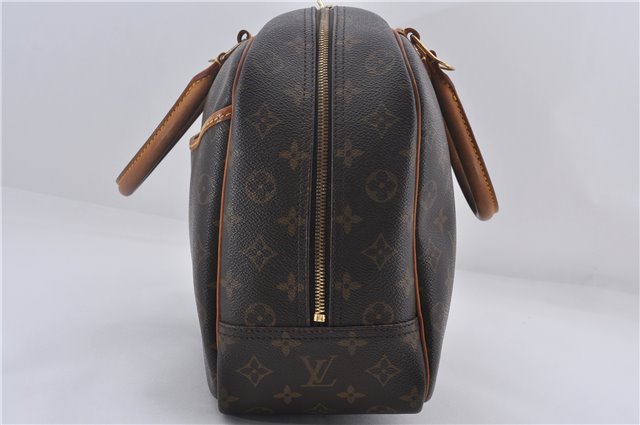 Authentic Louis Vuitton Monogram Deauville Hand Bag M47270 LV 9457D