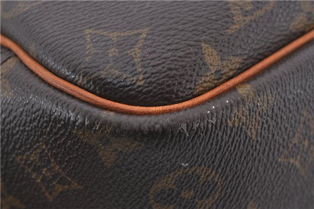 Authentic Louis Vuitton Monogram Deauville Hand Bag M47270 LV 9457D