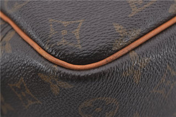 Authentic Louis Vuitton Monogram Deauville Hand Bag M47270 LV 9457D