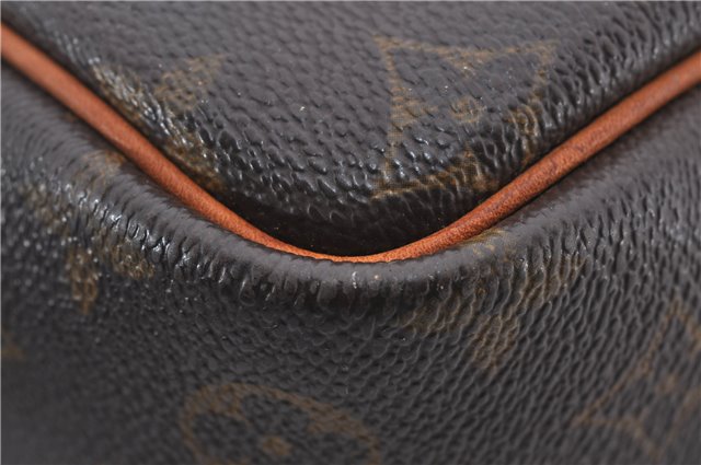 Authentic Louis Vuitton Monogram Deauville Hand Bag M47270 LV 9457D