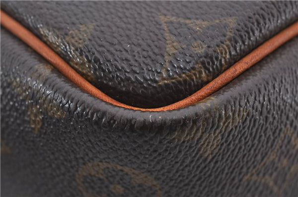 Authentic Louis Vuitton Monogram Deauville Hand Bag M47270 LV 9457D