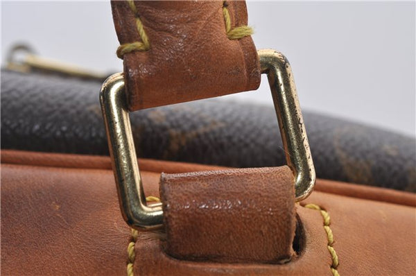 Authentic Louis Vuitton Monogram Deauville Hand Bag M47270 LV 9457D