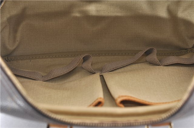 Authentic Louis Vuitton Monogram Deauville Hand Bag M47270 LV 9457D