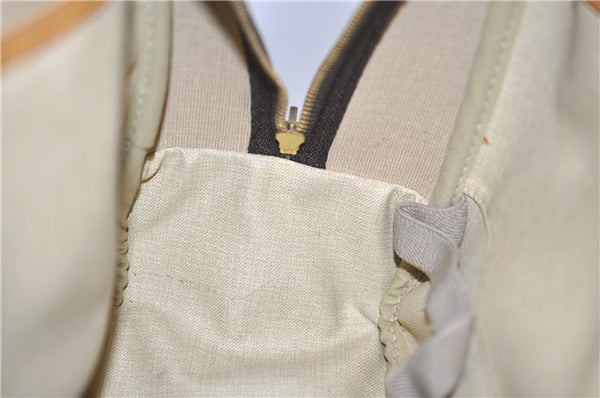 Authentic Louis Vuitton Monogram Deauville Hand Bag M47270 LV 9457D