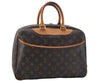 Authentic Louis Vuitton Monogram Deauville Hand Bag M47270 LV 9458D