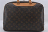 Authentic Louis Vuitton Monogram Deauville Hand Bag M47270 LV 9458D