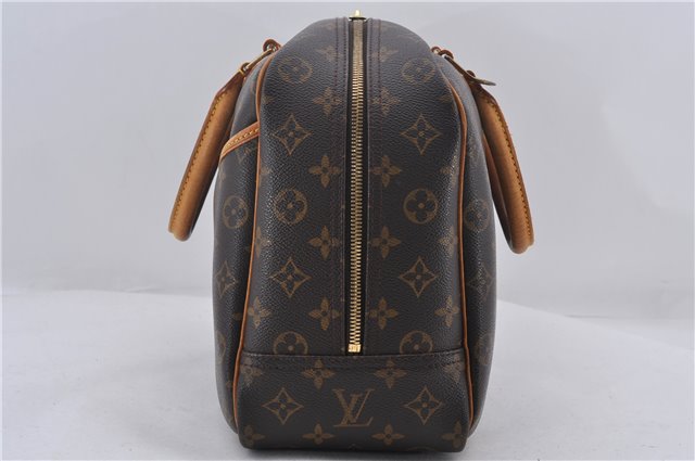 Authentic Louis Vuitton Monogram Deauville Hand Bag M47270 LV 9458D
