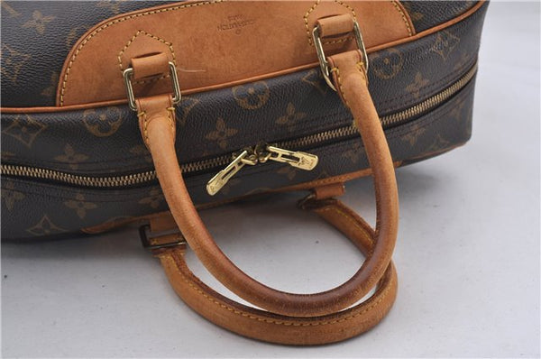 Authentic Louis Vuitton Monogram Deauville Hand Bag M47270 LV 9458D