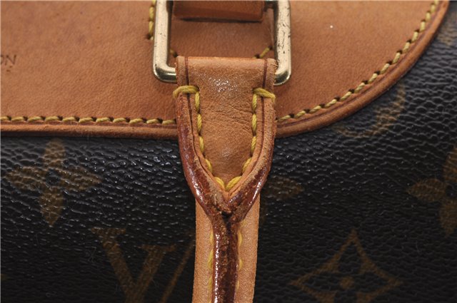 Authentic Louis Vuitton Monogram Deauville Hand Bag M47270 LV 9458D