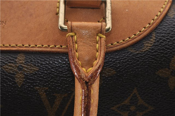 Authentic Louis Vuitton Monogram Deauville Hand Bag M47270 LV 9458D