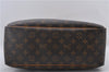 Authentic Louis Vuitton Monogram Deauville Hand Bag M47270 LV 9458D