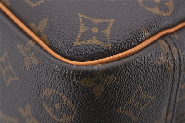 Authentic Louis Vuitton Monogram Deauville Hand Bag M47270 LV 9458D