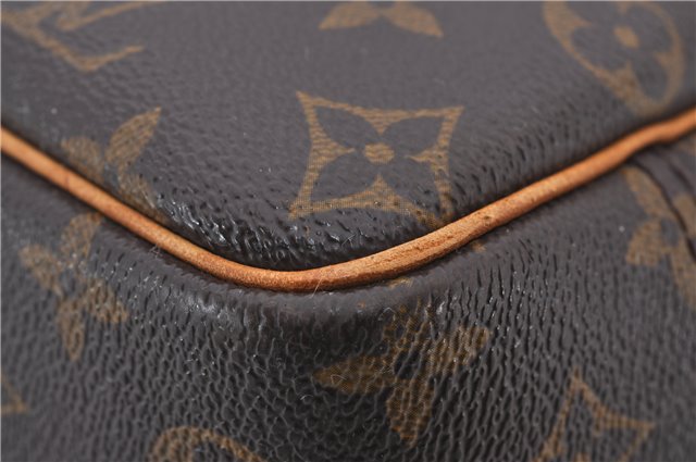 Authentic Louis Vuitton Monogram Deauville Hand Bag M47270 LV 9458D