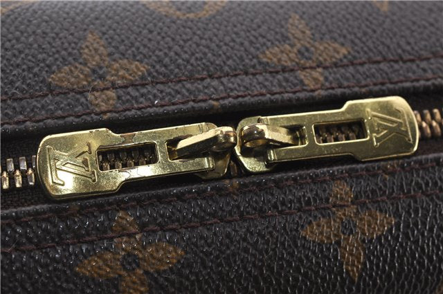 Authentic Louis Vuitton Monogram Deauville Hand Bag M47270 LV 9458D