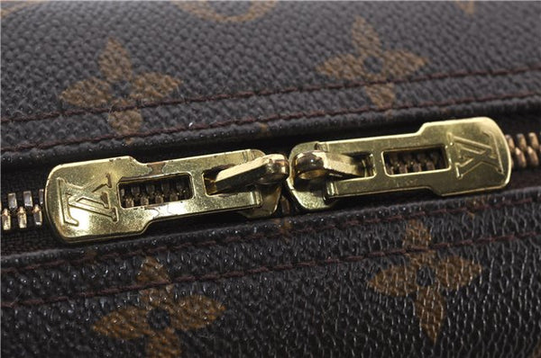 Authentic Louis Vuitton Monogram Deauville Hand Bag M47270 LV 9458D